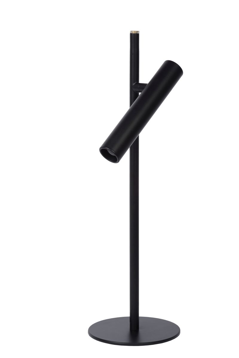 Lucide PHILON - Stolná lampa - Ø 13 cm - LED Rozm. - 1x4,5W 3000K - Čierna